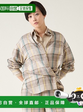 1h可退 日本直邮martinique 女士格纹套装感衬衫 A0351FB224