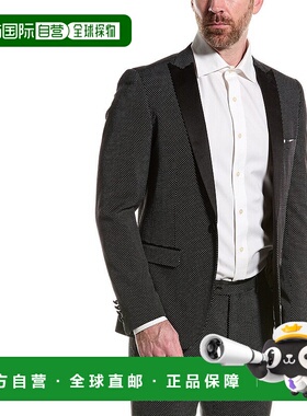 自营 paisley & gray佩斯利和灰色格罗夫纳修身夹克 - 黑色 美国