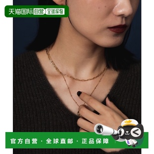 Silent 女士 Rain 长方形链条项链 1h可退 40cm 日本直邮MARIHA