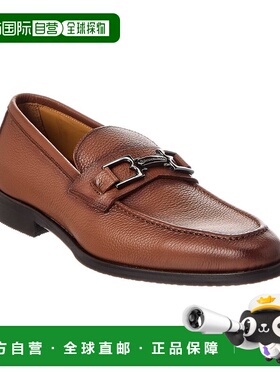 自营Bruno Magli Roberto Leather Loafer - brown 美国奥莱直发