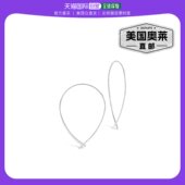 Gold sterling silve Hoop Earrings foreverDelicate Threader