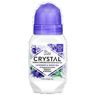香港直邮Crystal Body Deodorant滚珠体香剂草白茶味67ml正品