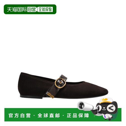 1h可退 香港直邮BURBERRY 女士芭蕾乐福鞋 81313091 AW2026 棕色