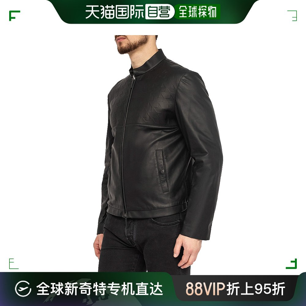 香港直邮ARMANI阿玛尼/男士立领皮革夹克外套SCR02PCP02 男装 夹克 原图主图