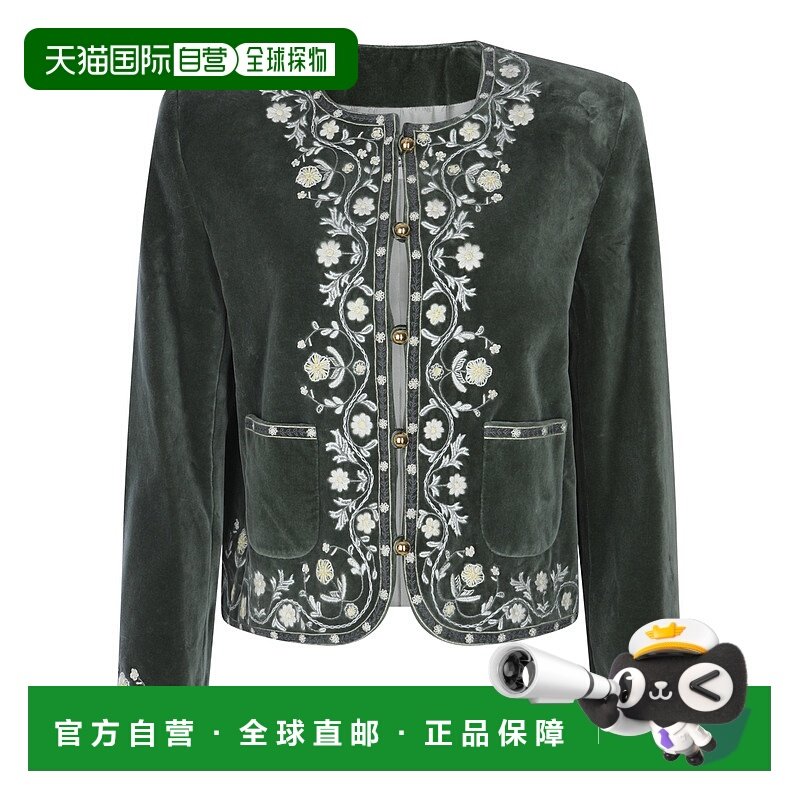 香港直邮CELINE 女士夹克 RV0OI933C31OC AW2025 绿色