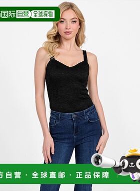 自营 guessAvery Lace Bodysuit - black 美国奥莱直发性感连体衣