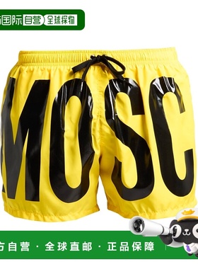 香港直邮Moschino 莫斯奇诺 男士 泳裤 yellow黄色 舒适时尚