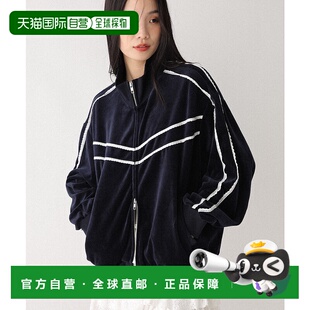 1h可退 日本直邮Heather 女士宽松立领拉链外套 华丽蕾丝升级设计