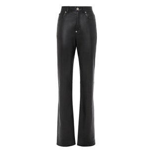 plein 皮裤 美国奥莱 长款 黑色 直发 philipp