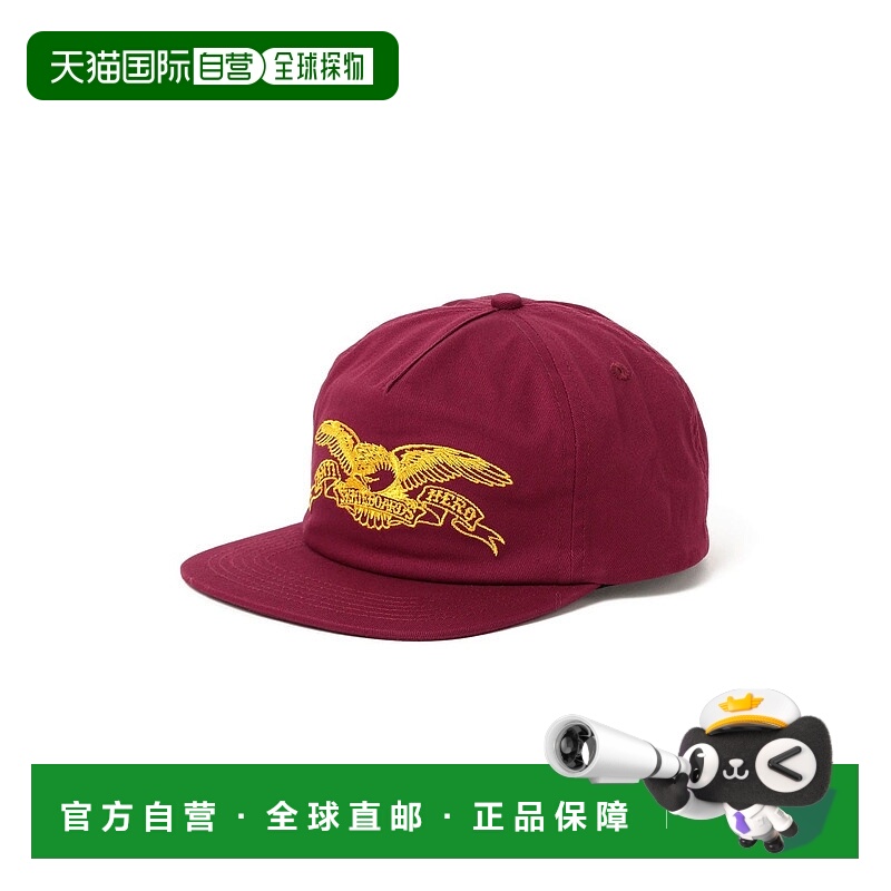 1h可退 日本直邮ANTI HERO 男装 BASIC EAGLE 刺绣棒球帽 宽松款