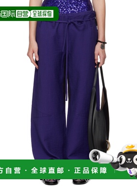 1h可退 香港直邮潮奢 Tory Burch 托里 伯奇 女士 紫色 Cotton Ba