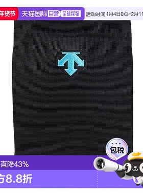 日潮跑腿Descente迪桑特 男女款排球护膝 黑色蓝色 FF新款绷带