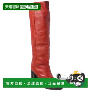 Over The Knee 自营Isabel red Leather Boot 美国奥莱 Marant