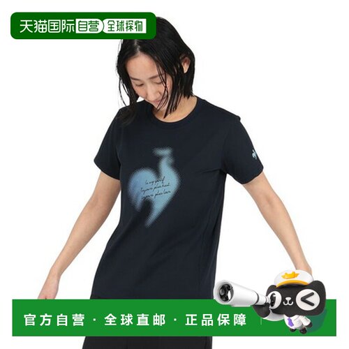 日本直邮Le Coq Sportif女士半袖T恤 LT6SHT01L NV00 [服装]速干