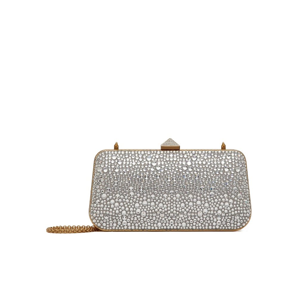 VALENTINO 女士斜挎包 4W2B0L01SNMV3V AW2024 灰色