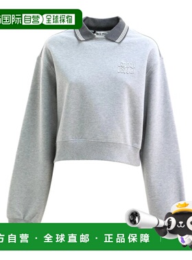 1h可退 香港直邮Miu Miu 长袖卫衣 MJLA1518ZX