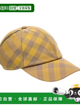 自营Burberry Check Baseball Cap - beige 美国奥莱直发