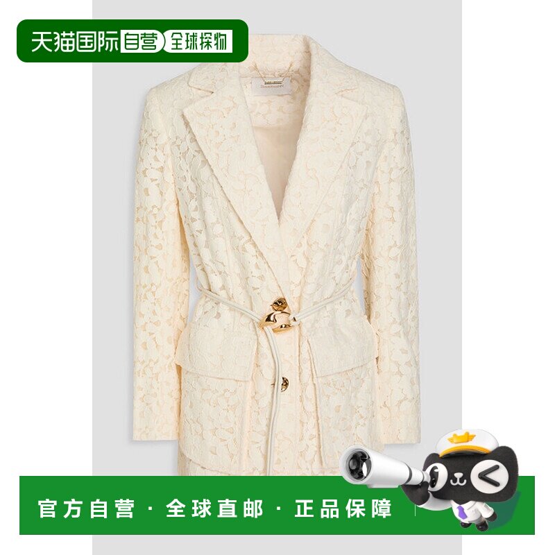 香港直邮ZIMMERMANN 女士 凸纹蕾丝棉混纺西装外套 3002JS251C