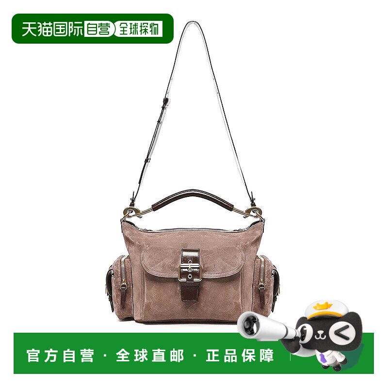 香港直邮CHLOÉ 女士斜挎包 CHC25US533P37080 AW2025 浅棕色 Sued