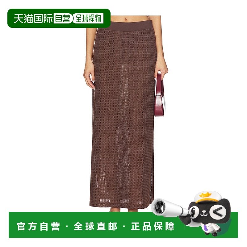 1h可退 香港直邮潮奢 Simkhai 女士 Nicky 中长半身裙 1263066SWS