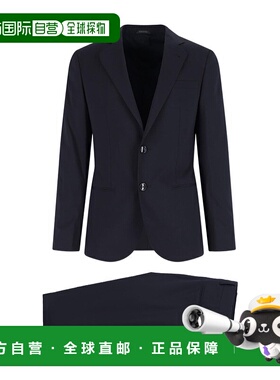 1h可退 香港直邮Giorgio Armani 单排扣西装套装 GM000605TE17862