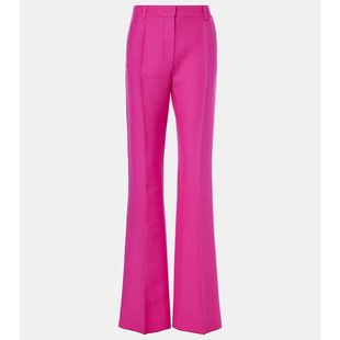 绉纱高级定制喇叭长裤 潮奢 女士 华伦天奴 000276 Valentino