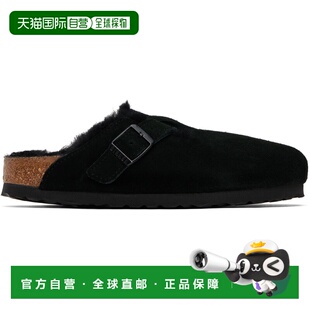 1h可退 香港直邮birkenstock 勃肯 女士 黑色 Narrow Boston Shea
