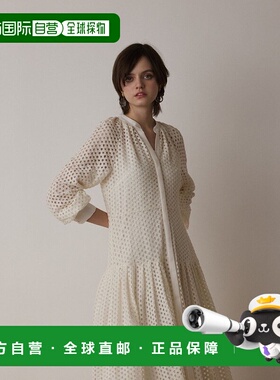 日本直邮GRACE CONTINENTAL 网眼蕾丝卡夫坦连衣裙 [GR9467EW0167