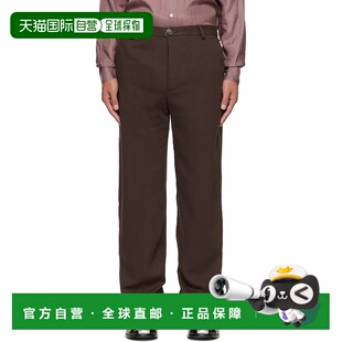 香港直邮潮奢 棕色垂坠长裤 Edward 男士 FW22P02 Cuming 1h可退