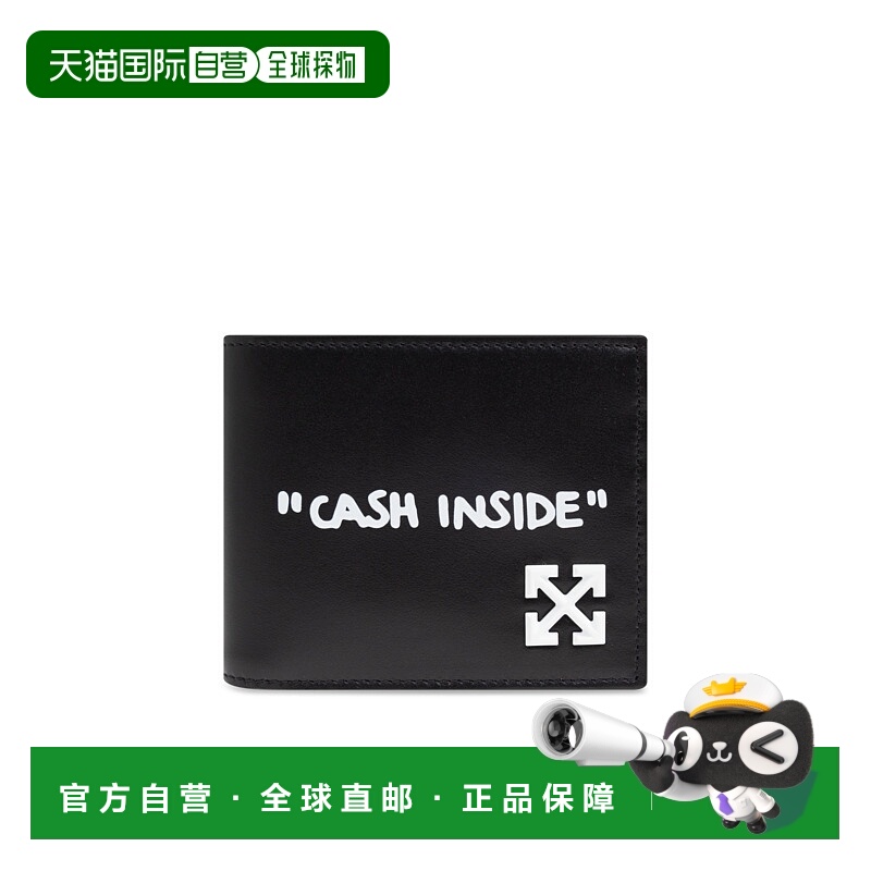 1h可退 香港直邮OFF-WHITE 男士钱包 OMNC098C99LEA0011001 CO 黑