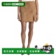 brown 自营Vince 美国奥莱直发半身裙 Straight Skirt Mid Rise