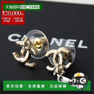 B23048 女士 Logo 耳环 金 ABG791 Mark 日本直邮CHANEL Coco