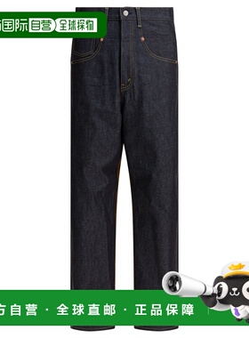 1h可退 香港直邮Junya Watanabe 渡边淳弥 男士 蓝色棉质牛仔裤 W