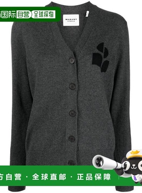 韩国直邮Isabel Marant 开衫 CA0008FAA1X05E02AN 炭灰色 DOM