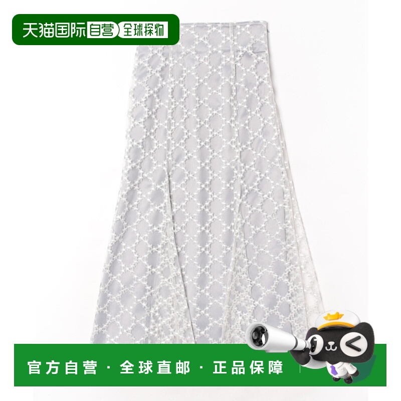 1h可退 日本直邮WILLSELECTION 女士花卉刺绣透视柔软鱼尾裙 2008