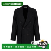 外套 1h可退 M422 男士 黑色粘胶纤维混纺西装 香港直邮Our Legacy