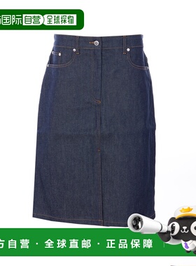 香港直邮A.P.C. 女士半身裙 COGDFF06503IAI SS2026 蓝色 Denim M