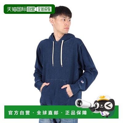 日本直邮Champion Heritage 男士Reverse Weave 10oz刺绣连帽卫衣