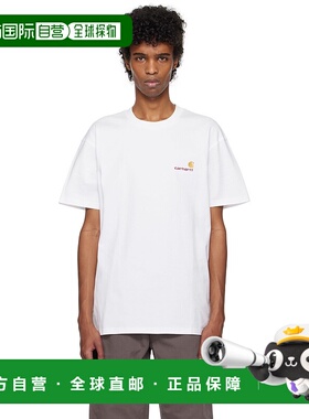 香港直邮潮奢 CARHARTT WIP 男士 白色 Script American T 恤 I02