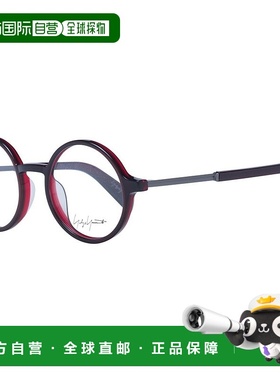 自营yohji yamamoto山本耀司中性款眼镜架-红色 美国奥莱直发