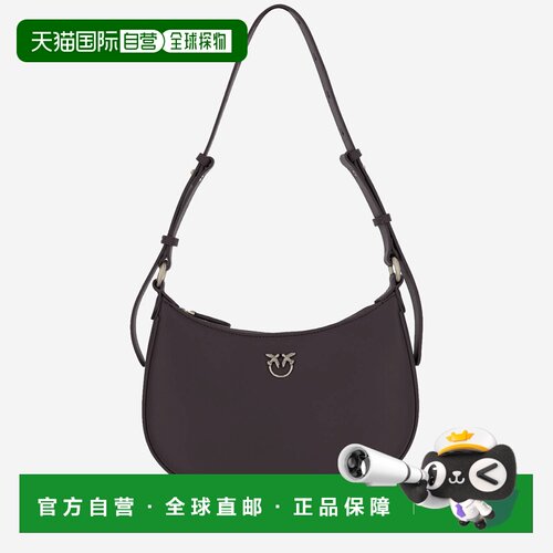香港直邮PINKO 女士单肩包 102790A0F1R49Q SS2026 酒红色斜挎包