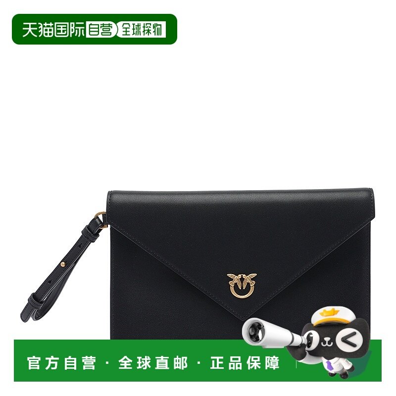 香港直邮PINKO 女士手拿包 104820A0F1Z99Q AW2025 金色 Love Bir