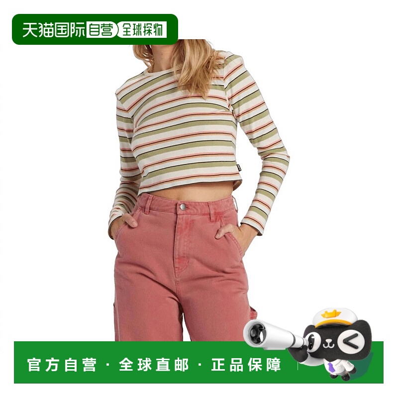 自营billabongTommy Stripe Long Sleeve Tee In Weeping Willow