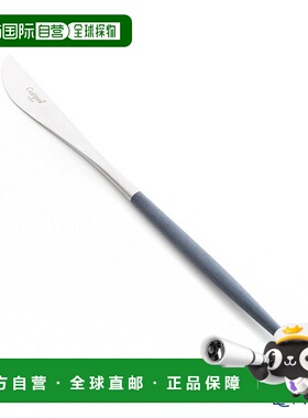 日本直邮Cutipol GOA 蓝色银色甜点刀 20 厘米哑光 Cutipol 时尚