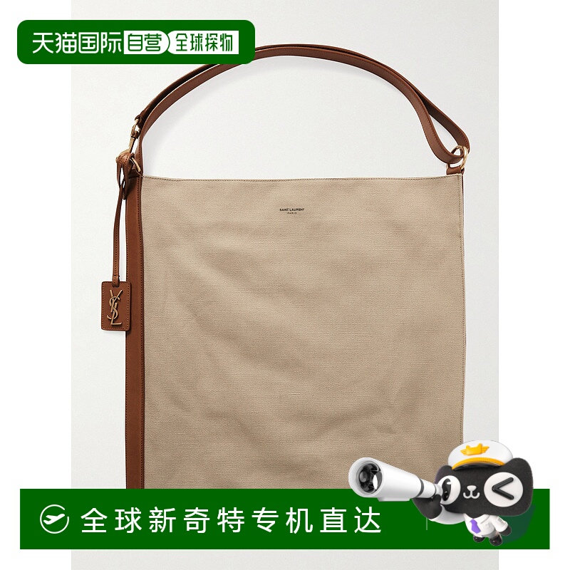 1h可退 香港直邮潮奢 Saint Laurent 圣罗兰 男士 徽标单肩包 797