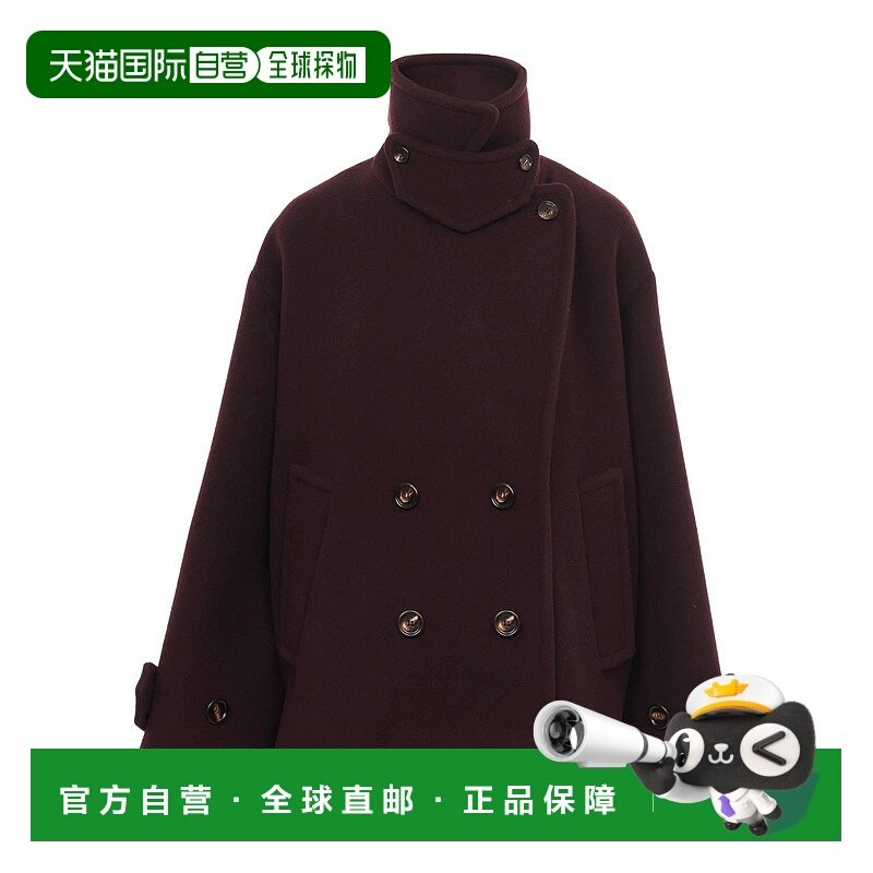 香港直邮Chloe 大号羊毛短大衣 CH25WMA96272