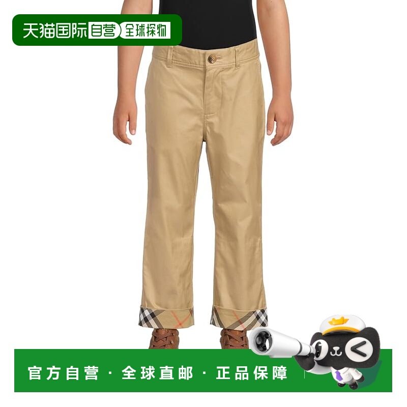 1h可退 香港直邮Burberry 巴宝莉 男童 Sheldon 格纹裤子(大童)童,童装/婴儿装/亲子装,裤子,淘宝优惠券,粉丝福利购,淘宝优惠卷