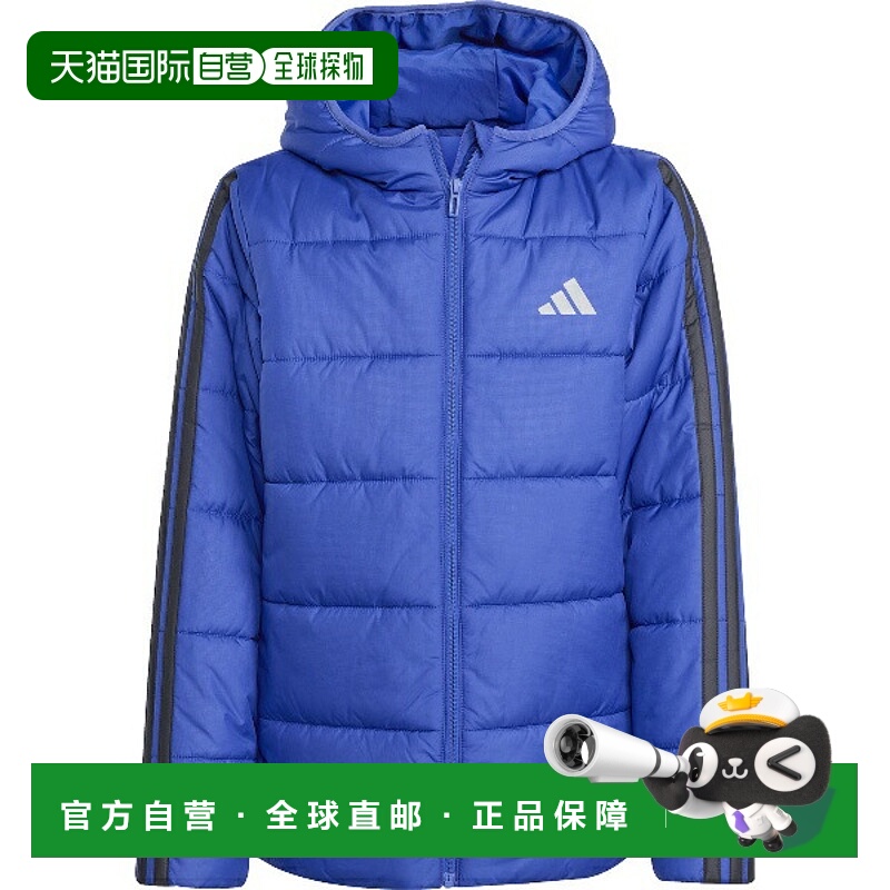 日本直邮adidas Essentials 三条纹加厚夹克儿童款KKO90-KA0832青