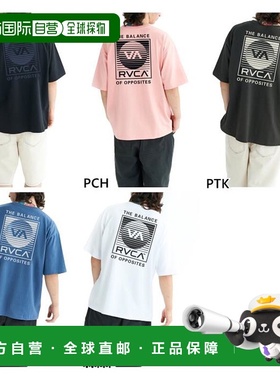 日本直邮RVCA 男士 BLINDER BOX SS T恤 短袖T恤 上衣 粉色 RVCA