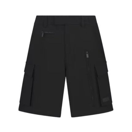 DIOR 男士短裤 493C159A6209C900 AW2024 黑色 徽标工装短裤